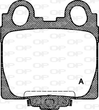 Open Parts BPA0743.04 - Bremžu uzliku kompl., Disku bremzes ps1.lv