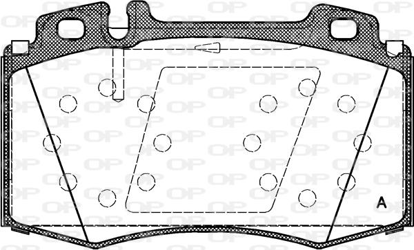 Open Parts BPA0769.00 - Bremžu uzliku kompl., Disku bremzes ps1.lv