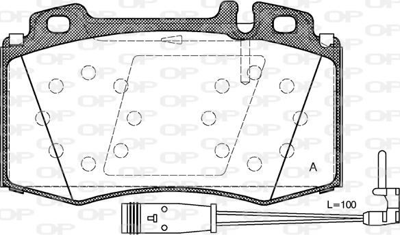 Open Parts BPA0769.02 - Bremžu uzliku kompl., Disku bremzes ps1.lv