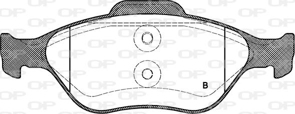 Open Parts BPA0766.00 - Bremžu uzliku kompl., Disku bremzes ps1.lv