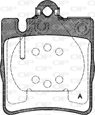 Open Parts BPA0709.00 - Bremžu uzliku kompl., Disku bremzes ps1.lv