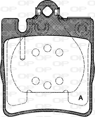 Open Parts BPA0709.10 - Bremžu uzliku kompl., Disku bremzes ps1.lv