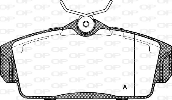 Open Parts BPA0704.00 - Bremžu uzliku kompl., Disku bremzes ps1.lv