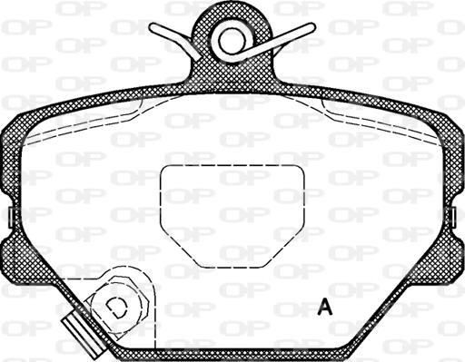 Open Parts BPA0705.02 - Bremžu uzliku kompl., Disku bremzes ps1.lv