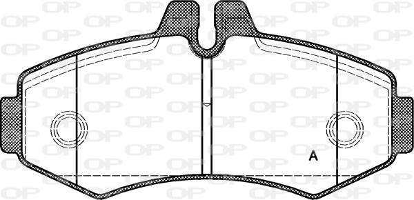 Open Parts BPA0701.00 - Bremžu uzliku kompl., Disku bremzes ps1.lv