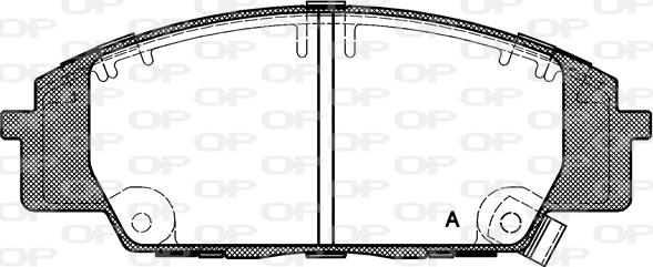 Open Parts BPA0735.02 - Bremžu uzliku kompl., Disku bremzes ps1.lv