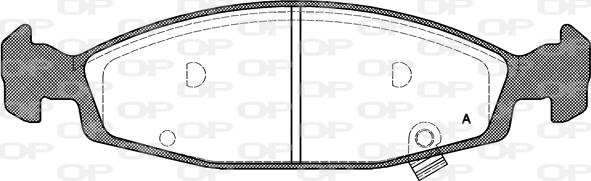 Open Parts BPA0736.02 - Bremžu uzliku kompl., Disku bremzes ps1.lv