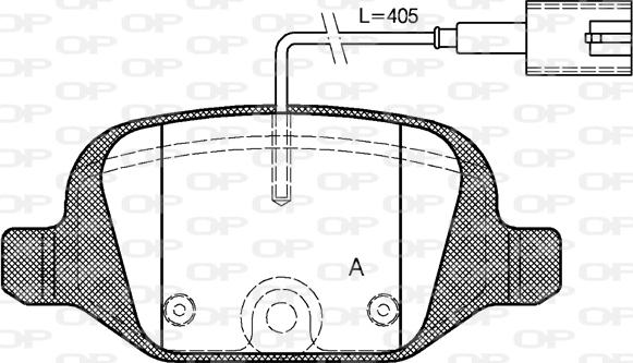 Open Parts BPA0727.12 - Bremžu uzliku kompl., Disku bremzes ps1.lv