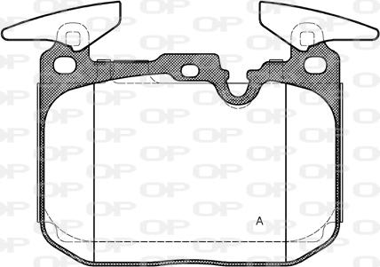 Open Parts BPA1491.00 - Bremžu uzliku kompl., Disku bremzes ps1.lv