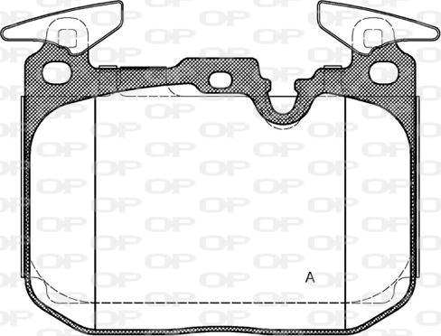 Open Parts BPA1491.10 - Bremžu uzliku kompl., Disku bremzes ps1.lv