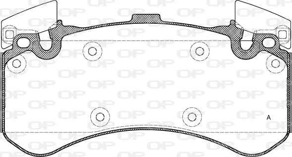 Open Parts BPA1463.00 - Bremžu uzliku kompl., Disku bremzes ps1.lv