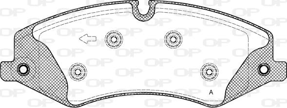 Open Parts BPA1409.10 - Bremžu uzliku kompl., Disku bremzes ps1.lv