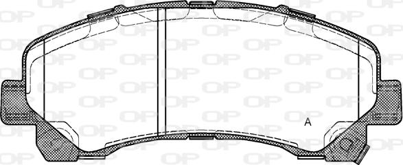 Open Parts BPA1407.00 - Bremžu uzliku kompl., Disku bremzes ps1.lv