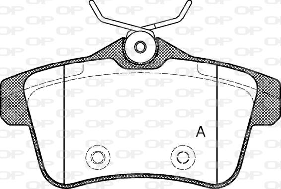 Open Parts BPA1418.00 - Bremžu uzliku kompl., Disku bremzes ps1.lv