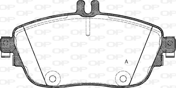 Open Parts BPA1485.08 - Bremžu uzliku kompl., Disku bremzes ps1.lv