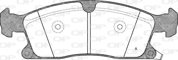 Open Parts BPA1430.02 - Bremžu uzliku kompl., Disku bremzes ps1.lv