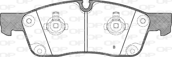 Open Parts BPA1430.02 - Bremžu uzliku kompl., Disku bremzes ps1.lv