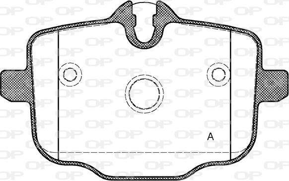 Open Parts BPA1433.00 - Bremžu uzliku kompl., Disku bremzes ps1.lv