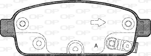 Open Parts BPA1432.02 - Bremžu uzliku kompl., Disku bremzes ps1.lv