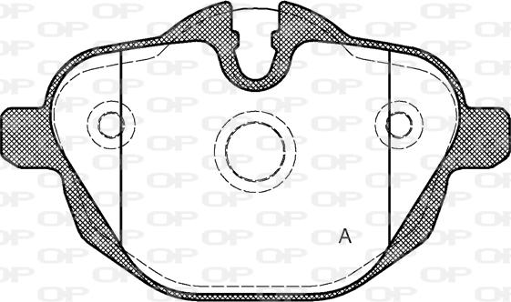 Open Parts BPA1421.00 - Bremžu uzliku kompl., Disku bremzes ps1.lv