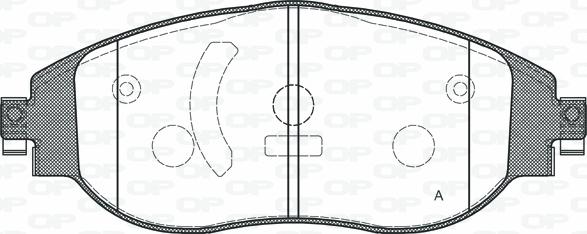 Open Parts BPA1470.00 - Bremžu uzliku kompl., Disku bremzes ps1.lv