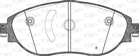 Open Parts BPA1470.01 - Bremžu uzliku kompl., Disku bremzes ps1.lv