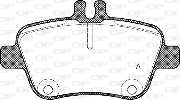 Open Parts BPA1477.00 - Bremžu uzliku kompl., Disku bremzes ps1.lv