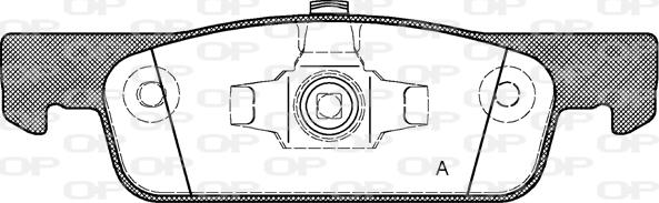 Open Parts BPA1540.00 - Bremžu uzliku kompl., Disku bremzes ps1.lv