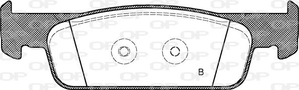 Open Parts BPA1540.10 - Bremžu uzliku kompl., Disku bremzes ps1.lv