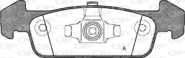 Open Parts BPA1540.10 - Bremžu uzliku kompl., Disku bremzes ps1.lv