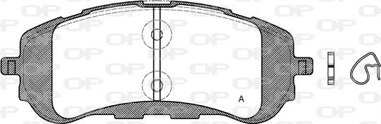 Open Parts BPA1559.00 - Bremžu uzliku kompl., Disku bremzes ps1.lv