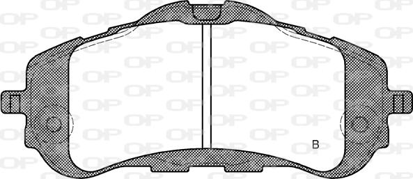 Open Parts BPA1559.00 - Bremžu uzliku kompl., Disku bremzes ps1.lv