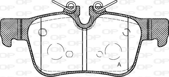 Open Parts BPA1551.10 - Bremžu uzliku kompl., Disku bremzes ps1.lv