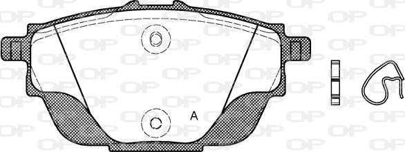 Open Parts BPA1557.00 - Bremžu uzliku kompl., Disku bremzes ps1.lv