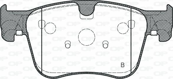 Open Parts BPA1560.10 - Bremžu uzliku kompl., Disku bremzes ps1.lv