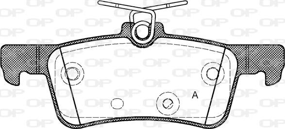 Open Parts BPA1563.10 - Bremžu uzliku kompl., Disku bremzes ps1.lv