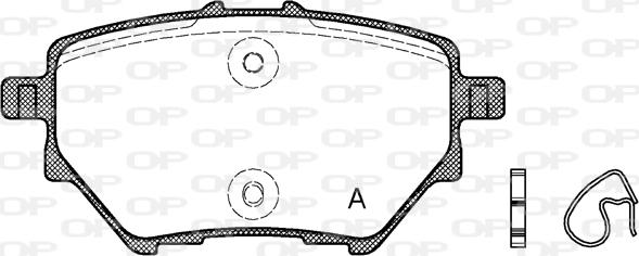 Open Parts BPA1562.00 - Bremžu uzliku kompl., Disku bremzes ps1.lv