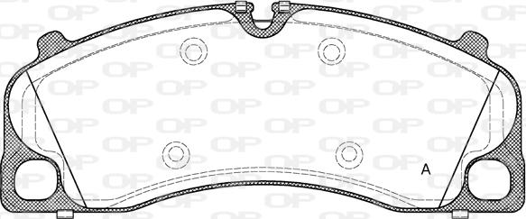 Open Parts BPA1509.00 - Bremžu uzliku kompl., Disku bremzes ps1.lv