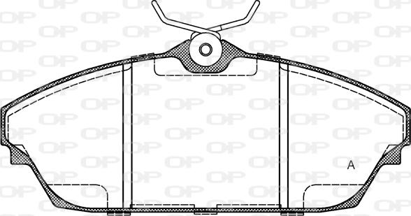 Open Parts BPA1504.00 - Bremžu uzliku kompl., Disku bremzes ps1.lv