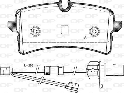 Open Parts BPA1505.02 - Bremžu uzliku kompl., Disku bremzes ps1.lv