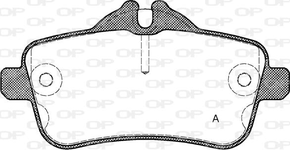 Open Parts BPA1503.00 - Bremžu uzliku kompl., Disku bremzes ps1.lv