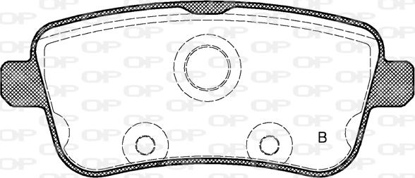 Open Parts BPA1503.00 - Bremžu uzliku kompl., Disku bremzes ps1.lv