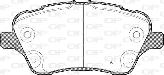 Open Parts BPA1514.00 - Bremžu uzliku kompl., Disku bremzes ps1.lv