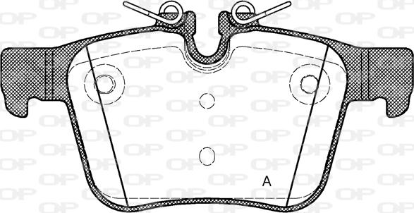 Open Parts BPA1516.40 - Bremžu uzliku kompl., Disku bremzes ps1.lv