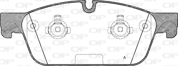 Open Parts BPA1511.00 - Bremžu uzliku kompl., Disku bremzes ps1.lv