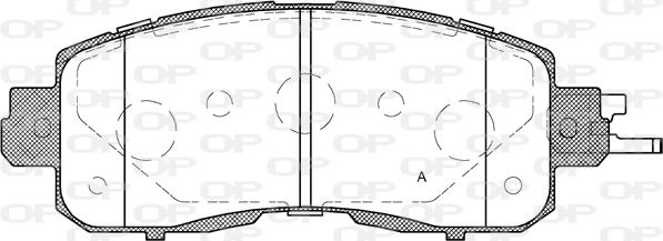 Open Parts BPA1517.04 - Bremžu uzliku kompl., Disku bremzes ps1.lv