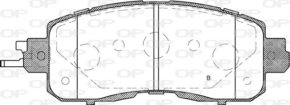 Open Parts BPA1517.04 - Bremžu uzliku kompl., Disku bremzes ps1.lv