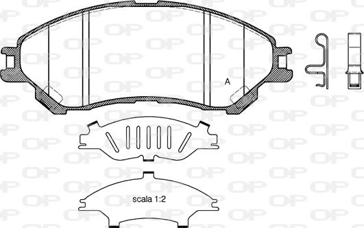 Open Parts BPA1589.02 - Bremžu uzliku kompl., Disku bremzes ps1.lv