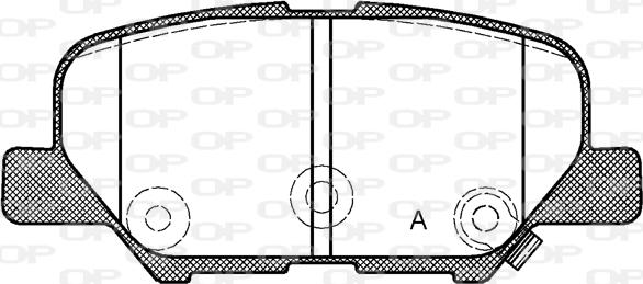 Open Parts BPA1536.02 - Bremžu uzliku kompl., Disku bremzes ps1.lv