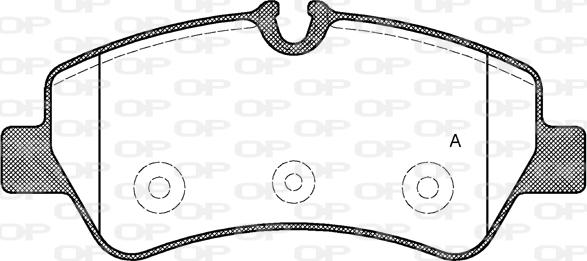 Open Parts BPA1521.00 - Bremžu uzliku kompl., Disku bremzes ps1.lv